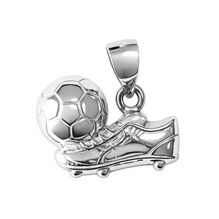 NB-4279 Stříbrný přívěšek fotbal
