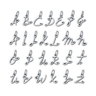 OPP1956-U Ocelový přívěsek - písmeno