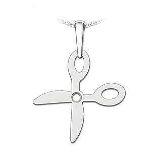 PA1018 Stříbrný přívěsek nůžky