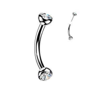 TIT1715-1210 PUSH IN piercing do obočí TITAN