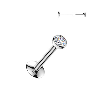 TIT1716-1206 PUSH-IN piercing do brady zirkon - labreta TITAN