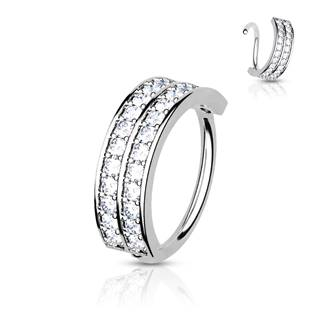 NS0041ST-1010 Piercing do nosu / helix piercing 1,0 x 10 mm