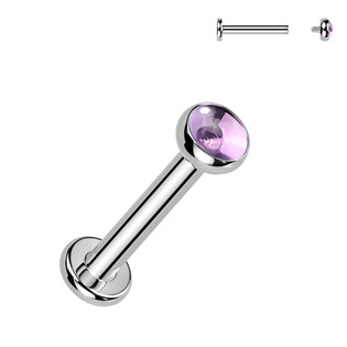 TIT1703-1206 Piercing do brady - labreta Ametyst TITAN
