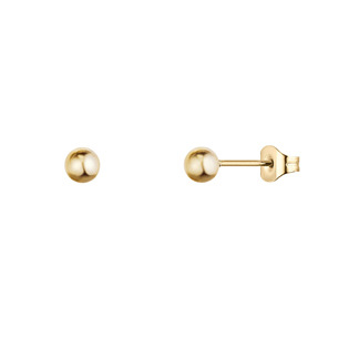 EG3668GD-04 Pozlacené náušnice drobné kuličky 4mm