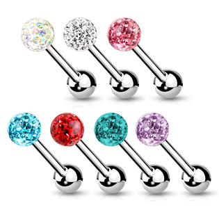 PJ0030-P Piercing do jazyka Crystals from SWAROVSKI®