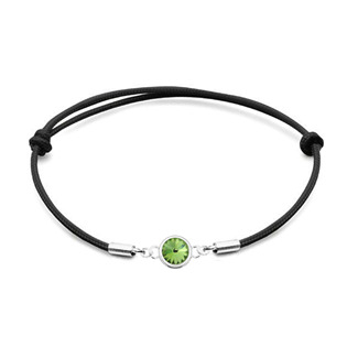 SX129-PD Stříbrný náramek s Crystals from Swarovski® Peridot