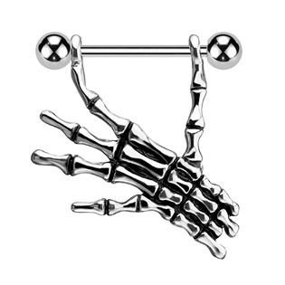 BR01012 Piercing do bradavky se štítem