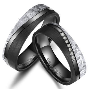 BT-12 BT-12 Snubní prsteny BLACK TITANIUM