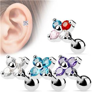 CP1010-Q Cartilage piercing do ucha květina