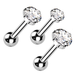 CP1012-5-C Cartilage piercing do ucha se zirkonem