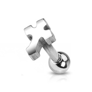CP1034 Cartilage piercing do ucha - kříž