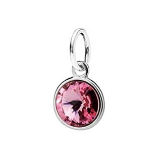 CS3700-LR Dětský stříbrný přívěsek, Crystals from SWAROVSKI®Light Rose