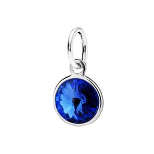 CS3700-SP Dětský stříbrný přívěsek, Crystals from SWAROVSKI® Sapphire