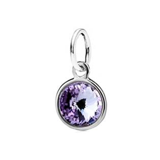 CS3700-VI Dětský stříbrný přívěsek, Crystals from SWAROVSKI®Violet
