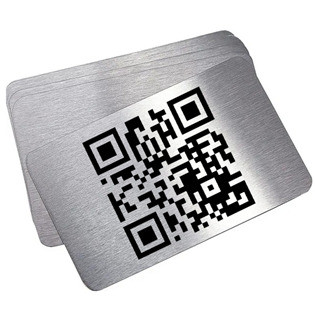 DD0001-QR Nerezová dveřní tabulka s laserovou QR kódu