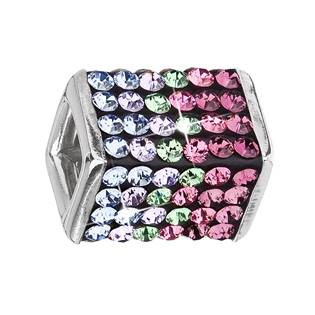 EG1003-RO Stříbrný přívěšek s krystaly Swarovski® Rose