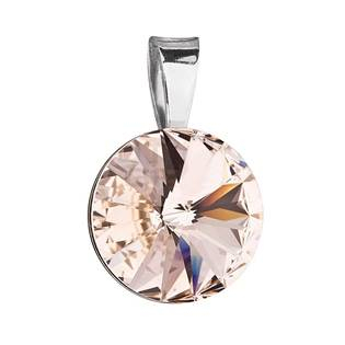 EG1008-S Stříbrný přívěšek rivoli Crystals from Swarovski® Silk