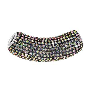 EG1010-VM Stříbrný přívěšek tubus s krystaly Crystals from Swarovski®, Vitrail Medium