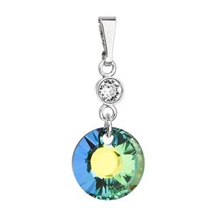 EG1098-SH Stříbrný přívěšek s kameny Crystals from Swarovski® Sahara