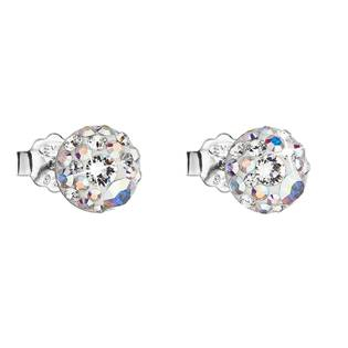 EG2008-ABX Stříbrné náušnice s krystaly Crystals from Swarovski® AB