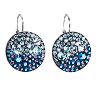EG2026-BS Stříbrné náušnice s krystaly Crystals from Swarovski® BLUE STYLE
