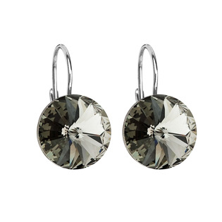EG2036-BD Stříbrné náušnice s krystaly Crystals from Swarovski® Back Diamond