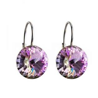 EG2036-VL Stříbrné náušnice s krystaly Crystals from Swarovski® Vitrail Light