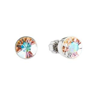EG2044-AB Stříbrné náušnice s krystaly Crystals from Swarovski® Crystal AB