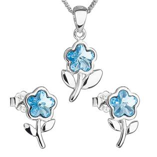 EG3204-AQ Sada šperků s krystaly Swarovski