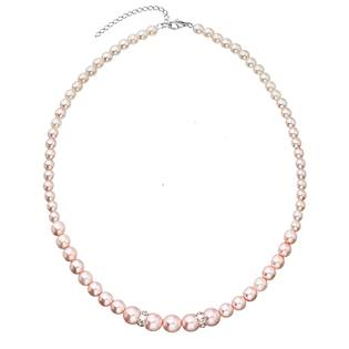 EG4030 Růžový perlový náhrdelník Crystals from Swarovski®