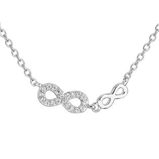 EG4051 Stříbrný náhrdelník INFINITY - nekonečno
