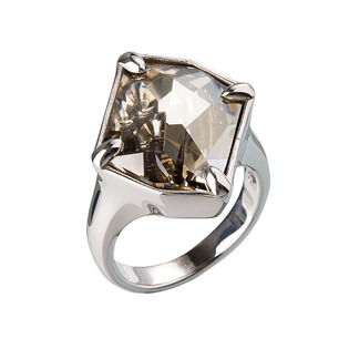 EG5045-56 Stříbrný prsten s kamenem Crystals from Swarovski® Gold, vel: 56