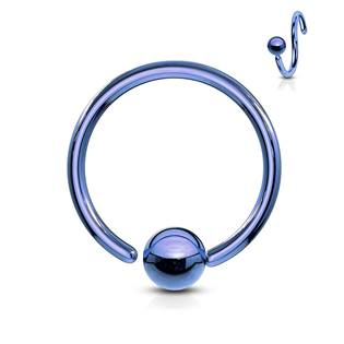 K1002B-10083 Piercing - kruh modrý