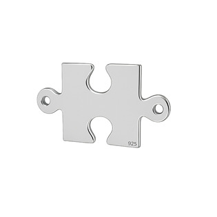 KST1159 Stříbrná komponenta - přívěšek puzzle