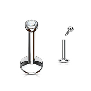LB1008-1206C Piercing do brady 1,2 x 6 mm, čirá barva