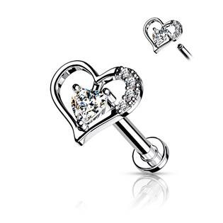 LB1092C-1206 Piercing do brady se srdíčkem