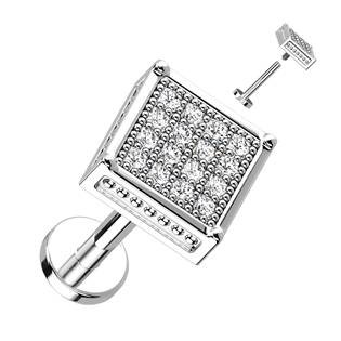 LB1116ST-1206 Piercing do brady se zirkony