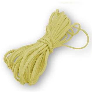 LR8001-06 Semišová šňůrka krémová - 2,5 mm, délka 100 cm