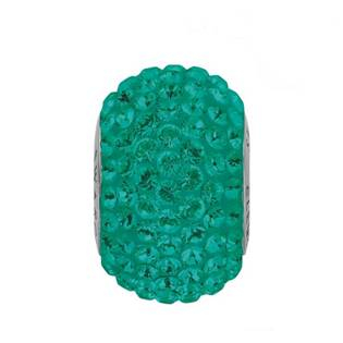 LV0000-EM Navlékací přívěšek korálek s krystaly Swarovski®, Emerald