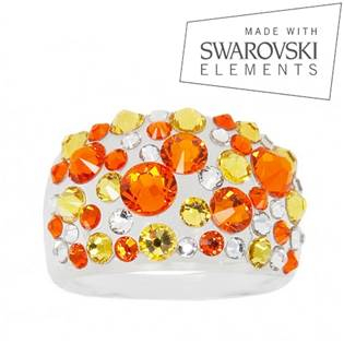 LV2010-50 Prsten s krystaly Crystals from Swarovski®, Sun
