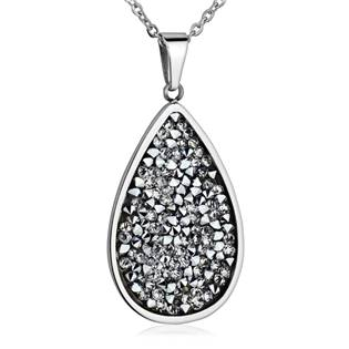 LV5004-CAL Ocelový náhrdelník s krystaly Crystals from Swarovski®, CRYSTAL CAL