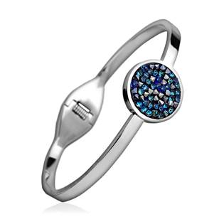 LV7001-BB Ocelový náramek s krystaly Crystals from Swarovski® BERMUDA BLUE