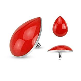 MD01001 Microdermal - ozdobná část, kapka krve