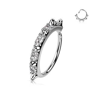 N0169-ST Septum piercing do nosu/ucha kruh