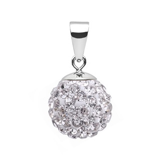 NBS002-CR Stříbrný přívěšek s krystaly Crystals from Swarovski® Crystal