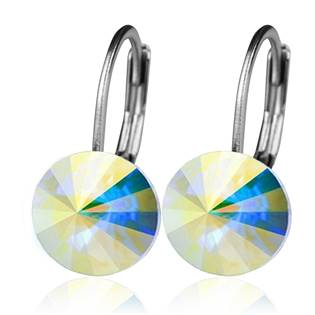 NBS08-AB Ocelové náušnice s krystaly Swarovski® AB
