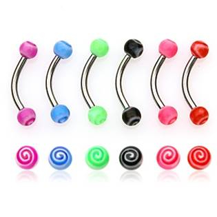 OB01139-G Piercing do obočí