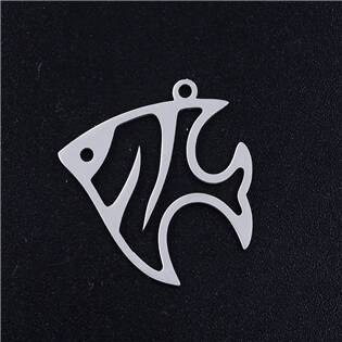 OK1363-ST Ocelový přívěšek - rybka