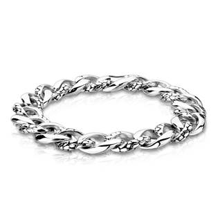 OPA1359 Mohutný pánský ocelový náramek