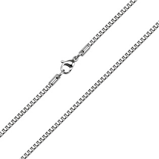 OPE1007-020-50 Ocelový řetízek čtvercový, tl. 2 mm